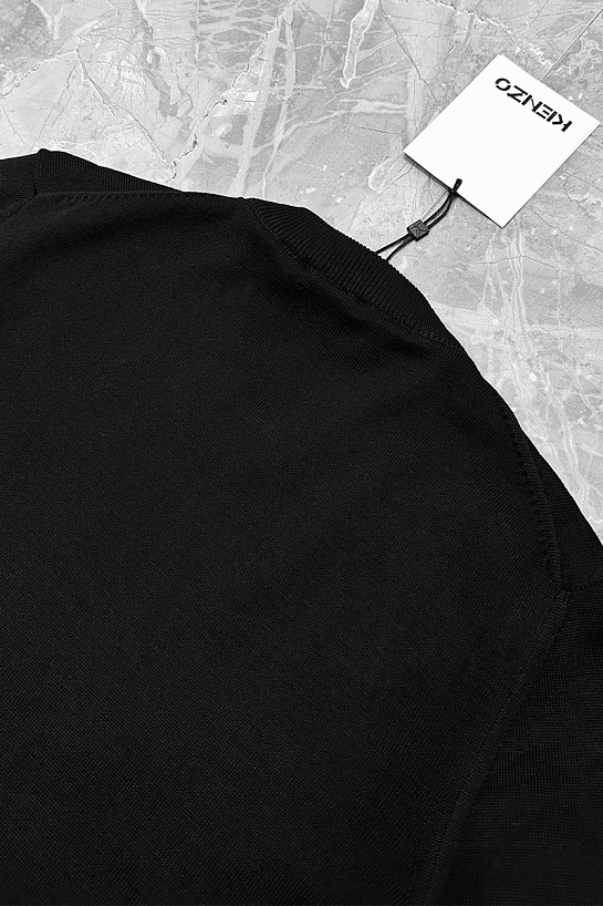 Чёрный свитер Kenzo Tiger logo-embroidered