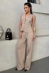 Женский бежевый костюм Schiaparelli premium