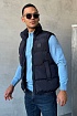 Мужской тёмно-синий жилет Hugo Boss logo-patch