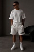 Мужские белые шорты Dsquared2 ICON-logo