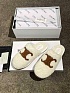 Женские меховые шлёпанцы Celine Triomphe premium