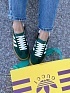 Женские кроссовки Gucci x Adidas Gazelle Collaboration - Green