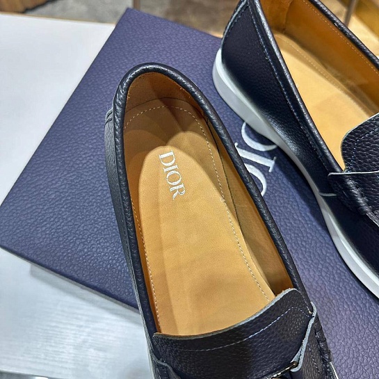 Мужские кожаные лоферы Dior