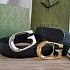 Кожаный ремень Gucci (длина 85 / 90 см) - Gold