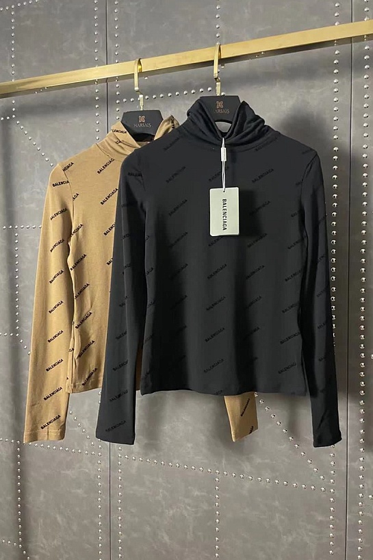 Женская водолазка Balenciaga чёрного цвета