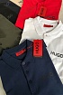 Мужское поло Hugo Boss цвета индиго