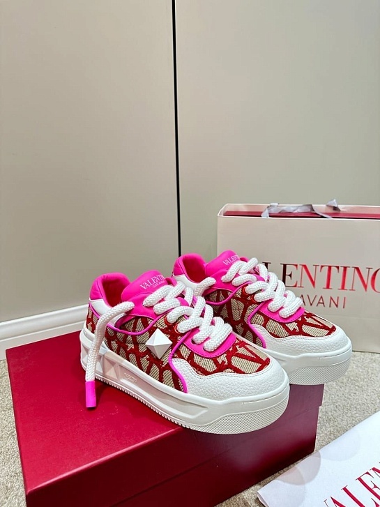 Женские кроссовки Valentino One Stud XL - Pink