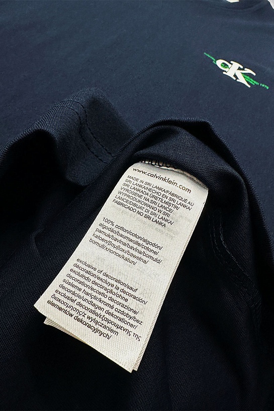 Мужская тёмно-синяя футболка Calvin Klein Urban Graphic