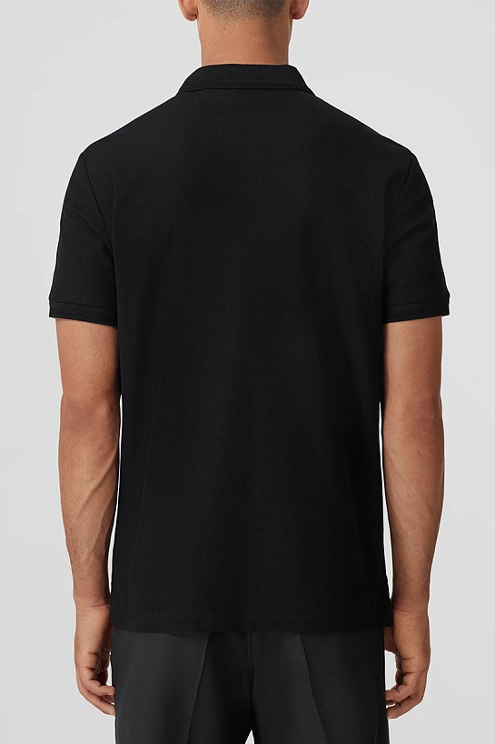 Мужское поло Burberry TB logo - Black