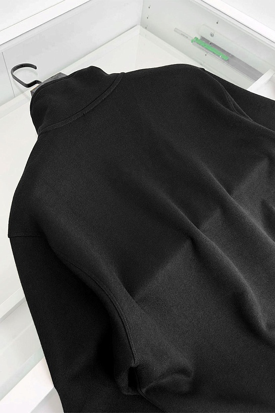 Утеплённая кофта Loro Piana zip-neck - Black