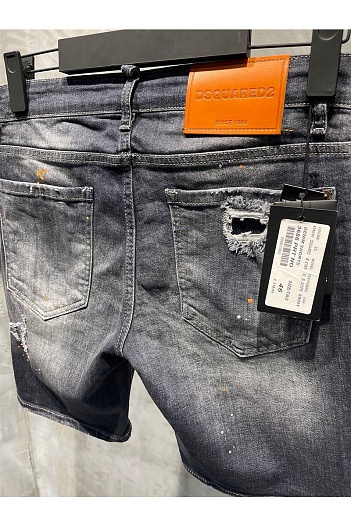 Мужские джинсовые шорты Dsquared2 Denim - Grey   