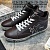 Кожаные кроссовки с мехом Premiata high-top - Brown
