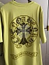 Женская оверсайз футболка зеленого цвета Chrome Hearts premium