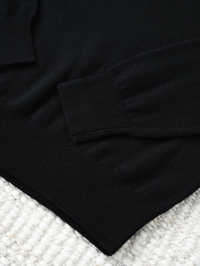 Мужская водолазка Loro Piana Premium - Black   