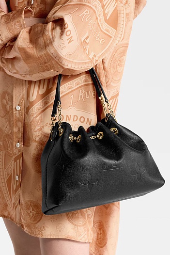 Женская сумка Louis Vuitton Bundle Premium 28x22x10 см - Black   