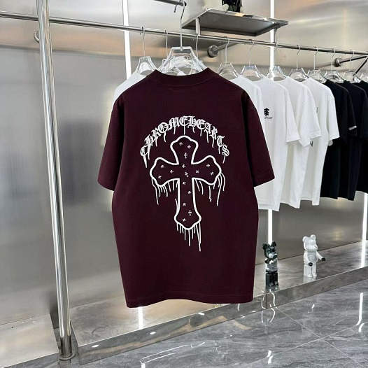 Оверсайз футболка Chrome Hearts Premium   