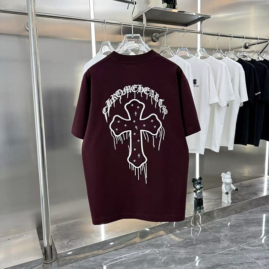 Оверсайз футболка Chrome Hearts Premium