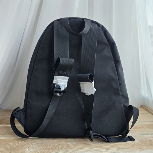 Чёрный текстильный рюкзак Alexander Wang 41x32 см   