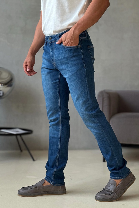 Мужские синие джинсы Tommy Hilfiger Austin Slim Tapered