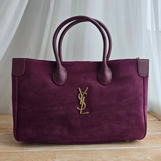 Замшевая сумка Yves Saint Laurent 39x23 см