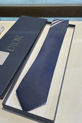 Галстук Dior Oblique premium - Navy   