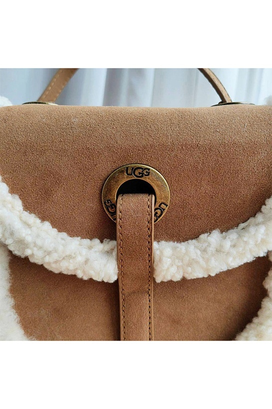 Женская сумка UGG Heritage Mini 20x15 см - Brown