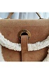 Женская сумка UGG Heritage Mini 20x15 см - Brown