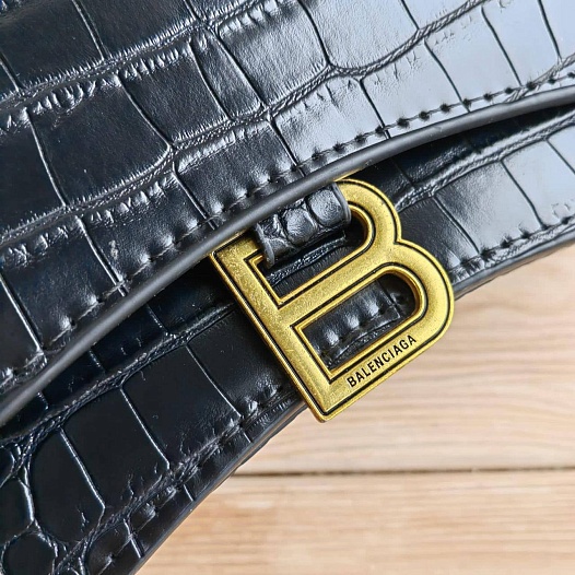 Женская кожаная сумка Balenciaga Сrush 25x16 см   