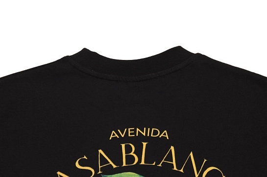 Белая оверсайз футболка Casablanca Avenida