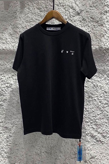 Чёрная оверсайз футболка Off-White Arrows   