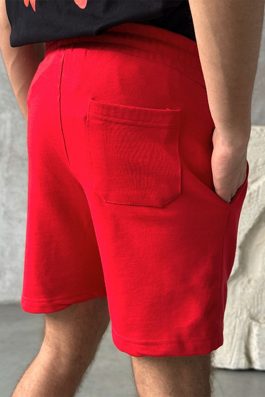 Мужские красные шорты Prada