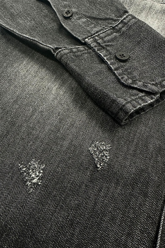 Джинсовая рубашка Off-White Arrows - Black