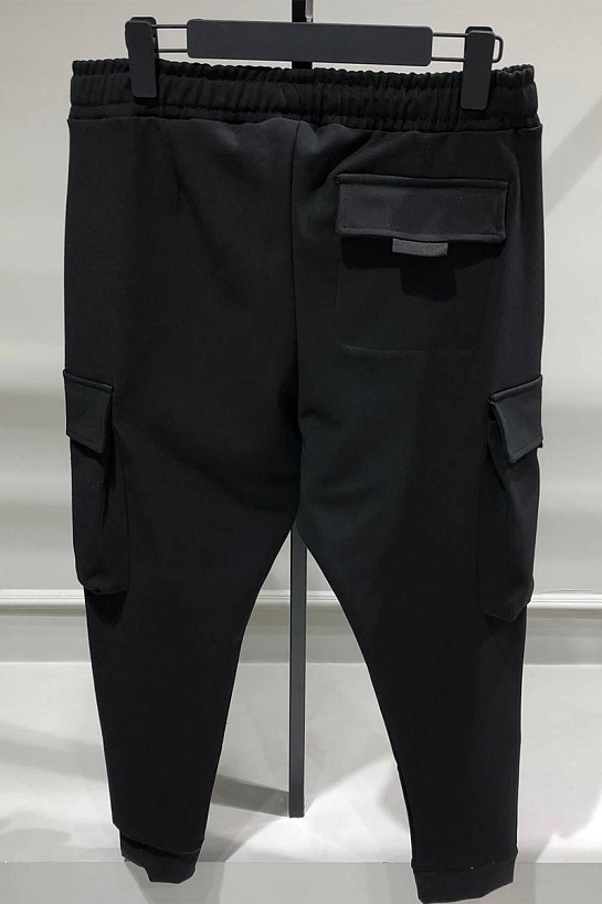Мужские чёрные джоггеры Dolce&Gabbana cargo-pocket