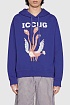Оверсайз худи Gucci Freya Hartas ICCUG - Purple