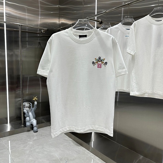 Белая оверсайз футболка Givenchy Premium   