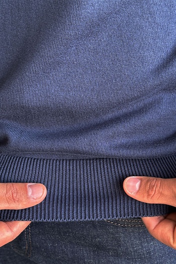 Кофта тёмно-синего цвета Tommy Hilfiger quarter-zip   