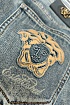 Мужские синие джинсы Versace Premium