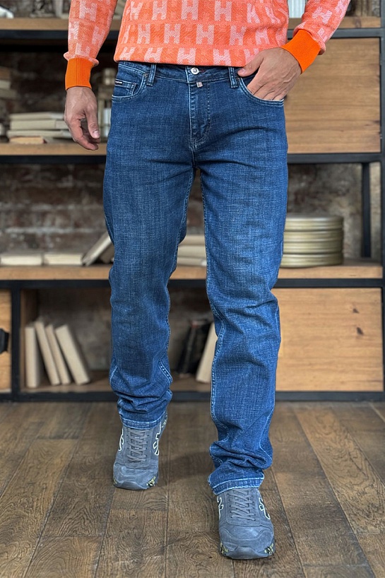 Мужские синие джинсы Paul & Shark regular fit