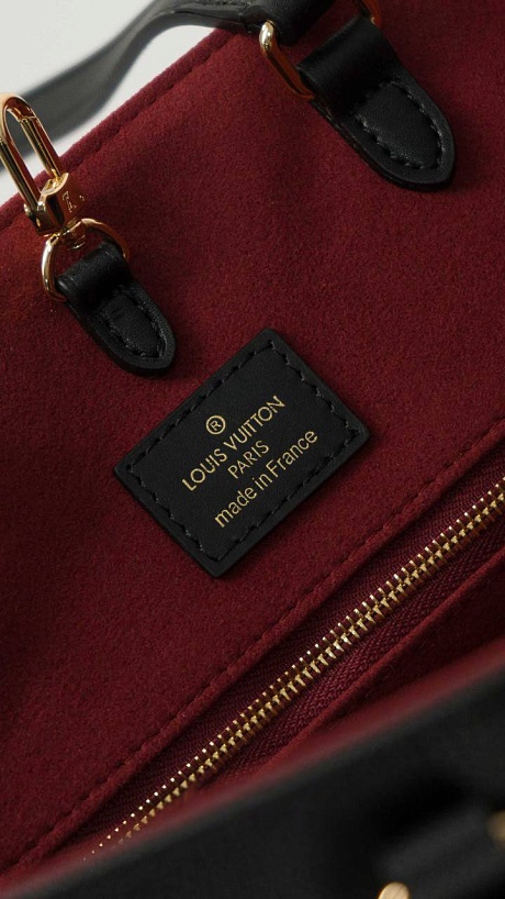 Женская кожаная сумка Louis Vuitton Onthego MM Premium 35x27x14 см