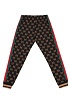 Чёрные спортивные штаны Gucci GG monogram