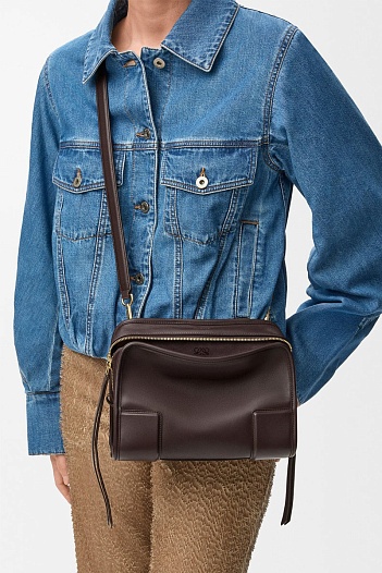 Кожаная сумка Loewe Amazona 27x18 см   