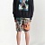 Мужское чёрное худи Off-White Arrows logo-print