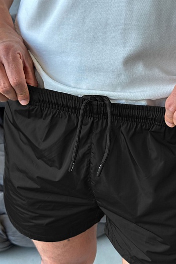 Мужские чёрные шорты Zegna   