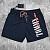 Мужские тёмно-синие шорты Tommy Hilfiger logo-print