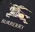 Мужская чёрная футболка Burberry Equestrian Knight