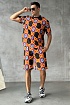 Брендовые мужские шорты Gucci GG logo all-over