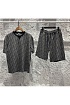 Мужские шорты Dior Oblique - Grey / Black