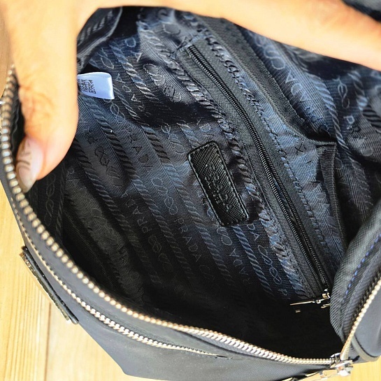 Сумка на пояс Prada 28x16 см - Black