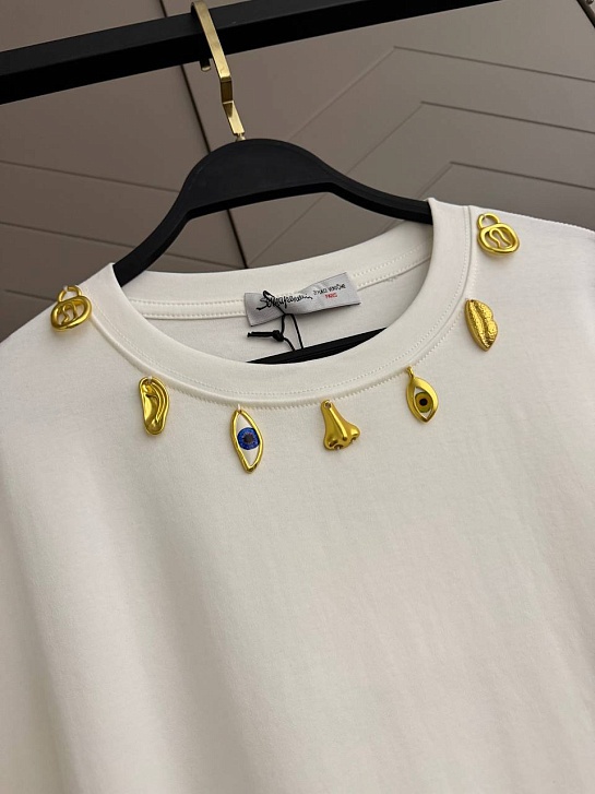 Женская базовая футболка Schiaparelli premium - White