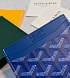Кожаный кардхолдер Goyard Saint Sulpice premium 10.5x7 см
